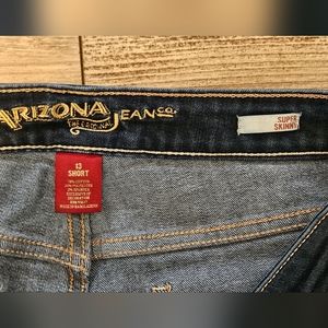 Arizona Jean's 13 S denim skinny jeans. EUC